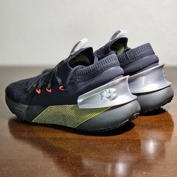 Under Armour UA HOVR Phantom 3 Black Green Red Running Shoes Size 10 3025520 001 main image 6